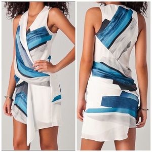 Helmut Lang blue and white dress, 4